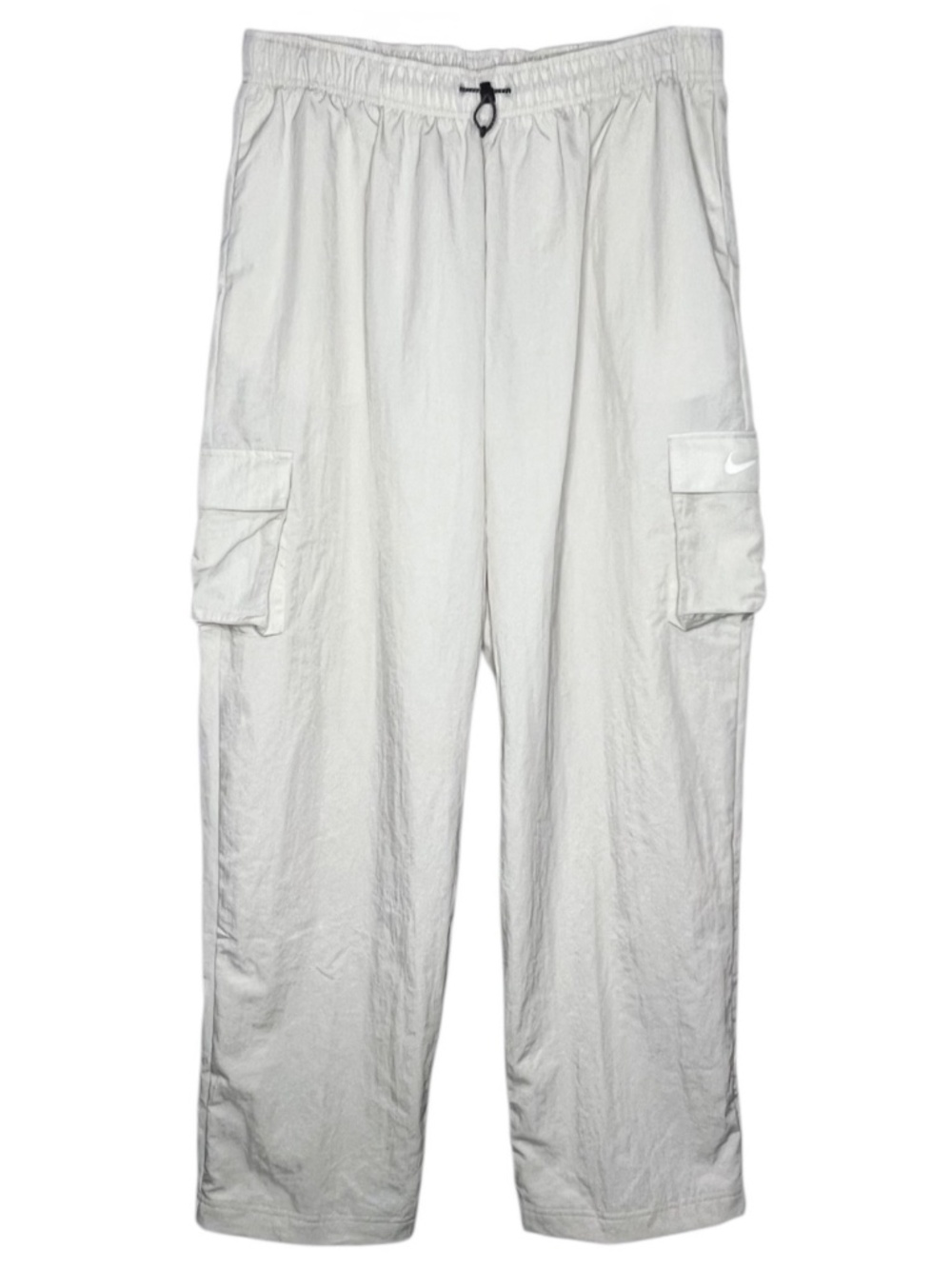 Nike Sportswear High Rise Woven Cargo Pants Womens M Beige Mesh Lined DO7209-104